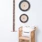 Balance Bogolan Totem in White with Brown Diamonds
