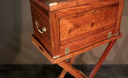 Campaign Field Bar and Tray Table Set