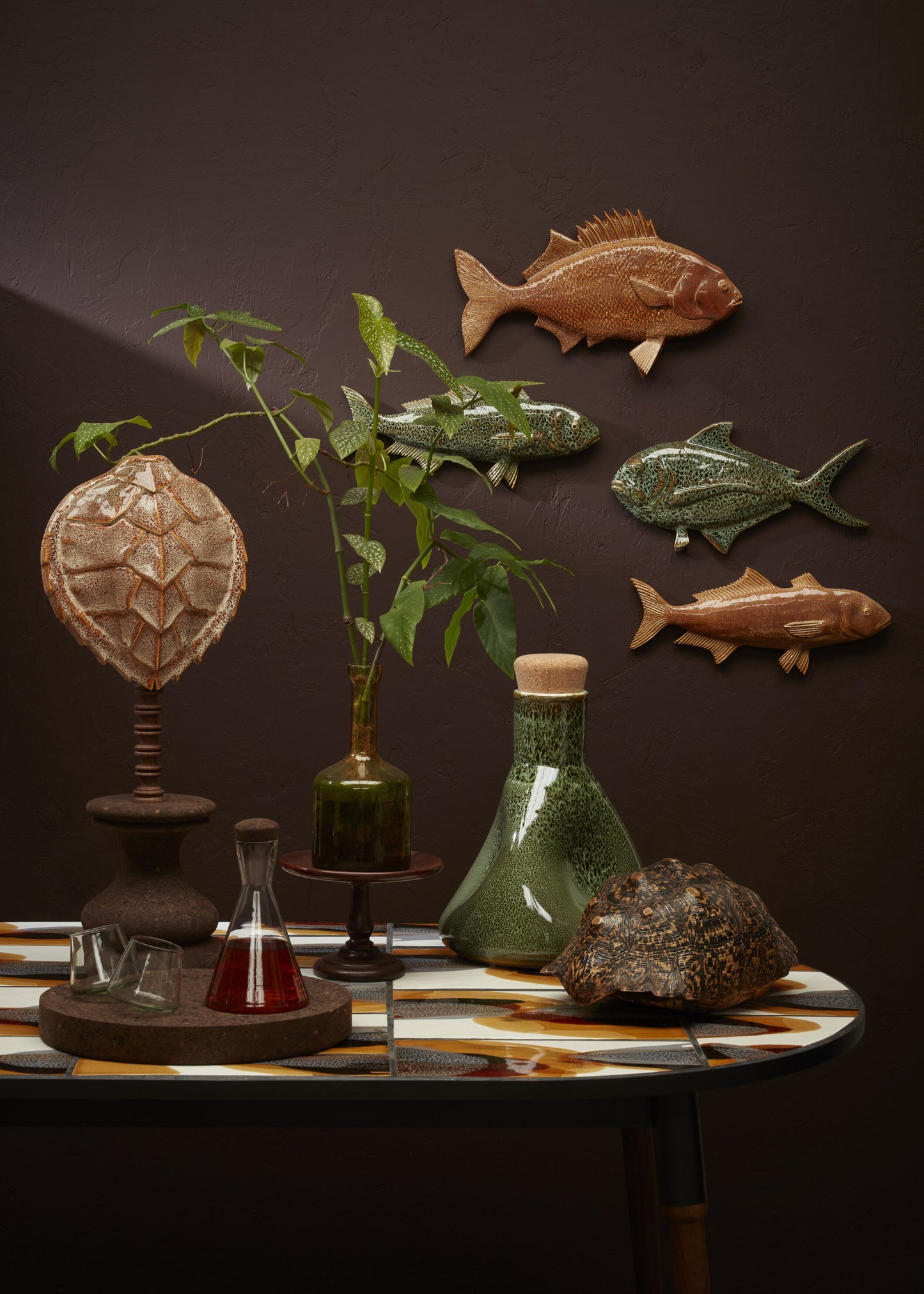 Wiid Galjoen Fish Ceramic Wall Cast