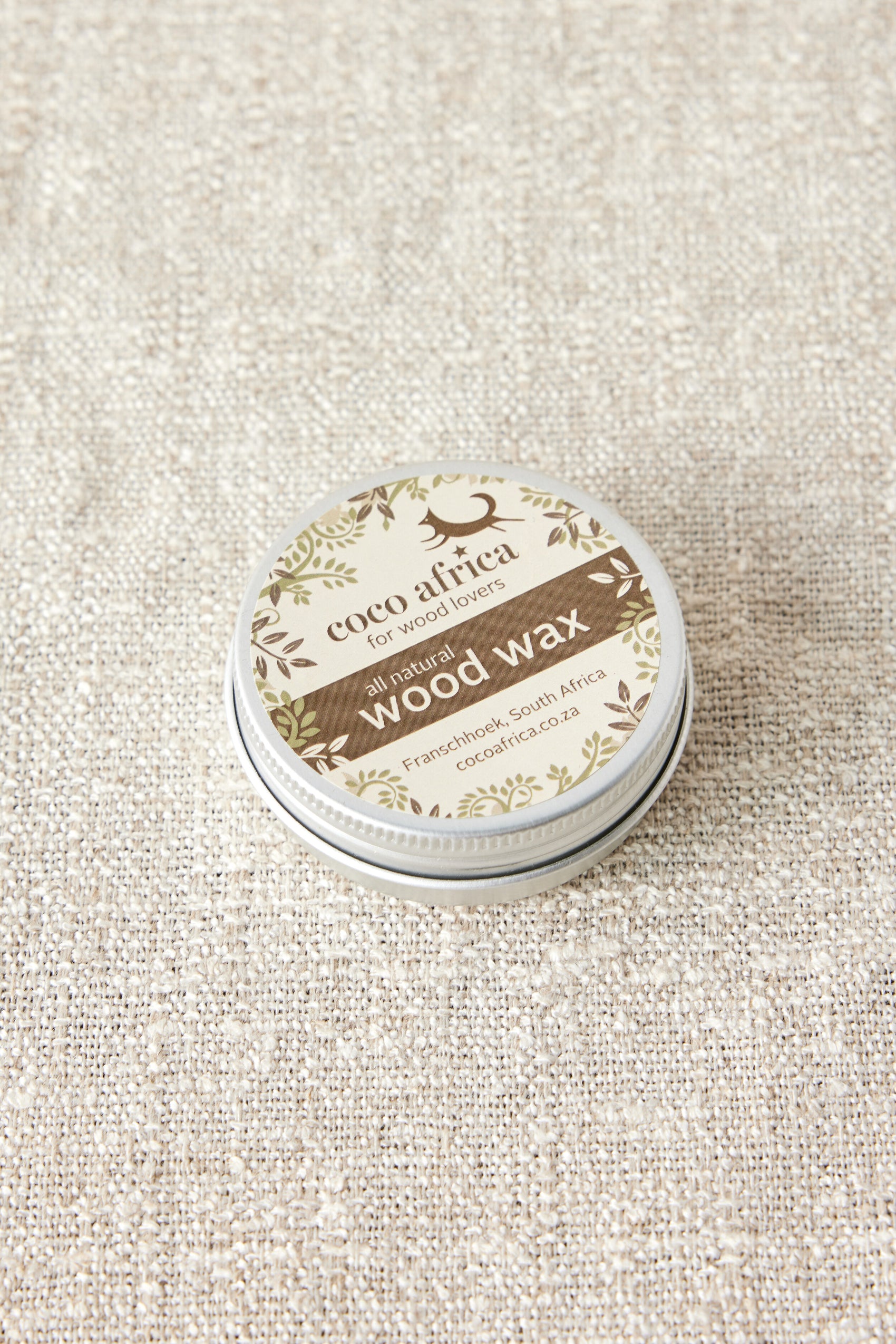 Wood Wax Tin