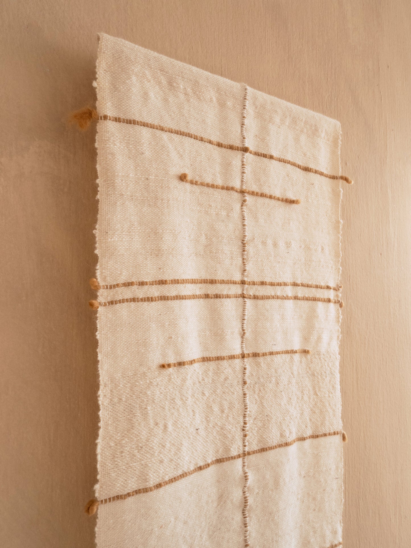 Compass Handwoven Cotton Wall Hanging