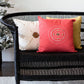 Copper Compass Coral Trade Bead Pillow