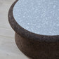 kanju interiors Wiid Design cork coffee table with terrazzo inlay, a masterpiece in luxury home decor. Its design combines timeless elegance with contemporary flair. Perfect for upscale, this coffee table embodies sophisticated style and the fine craftsmanship of African design, appealing to those who appreciate unique, artisanal furniture.