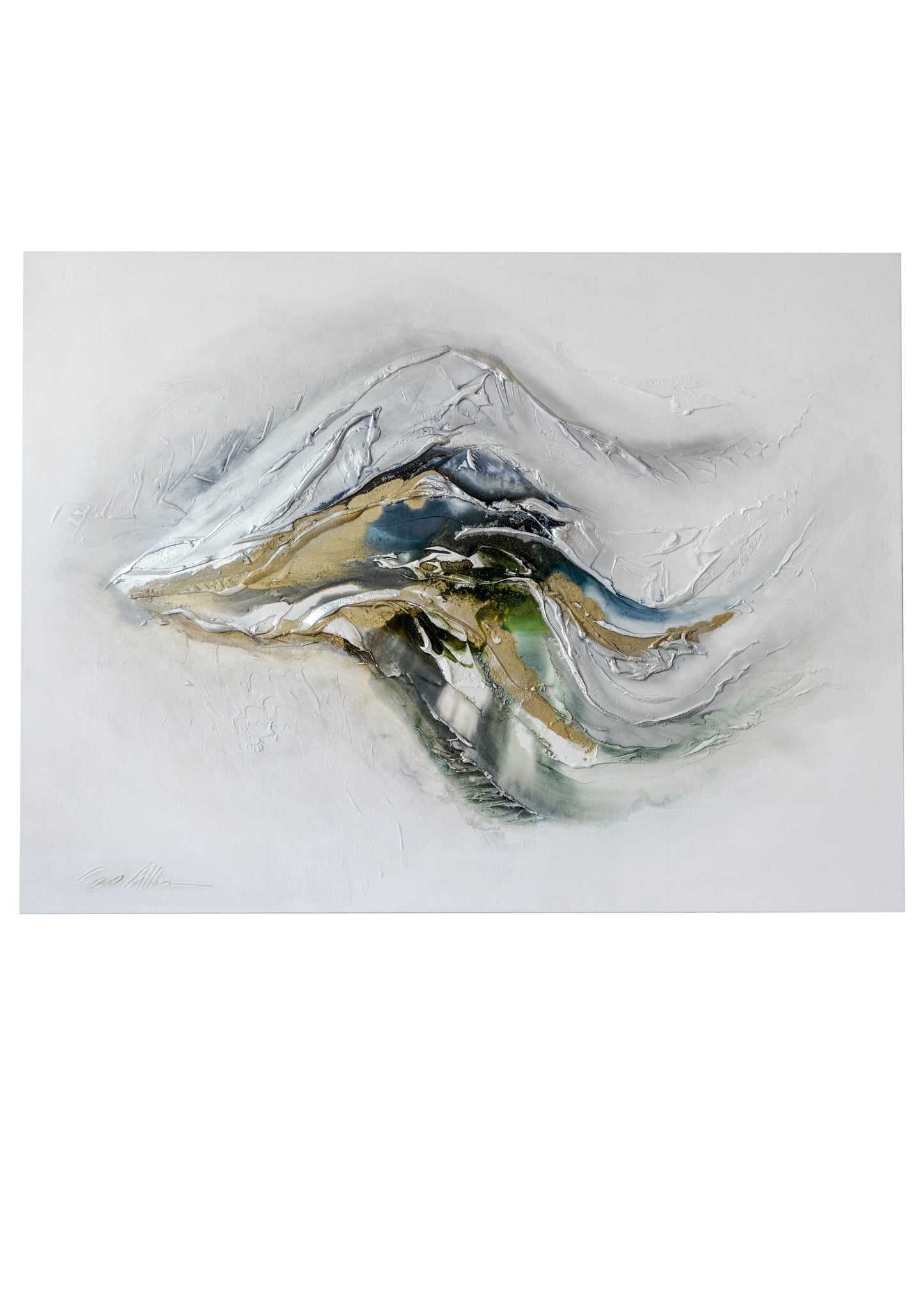 “The Dance of Africa” by Caro Allum – Enamel on Canvas