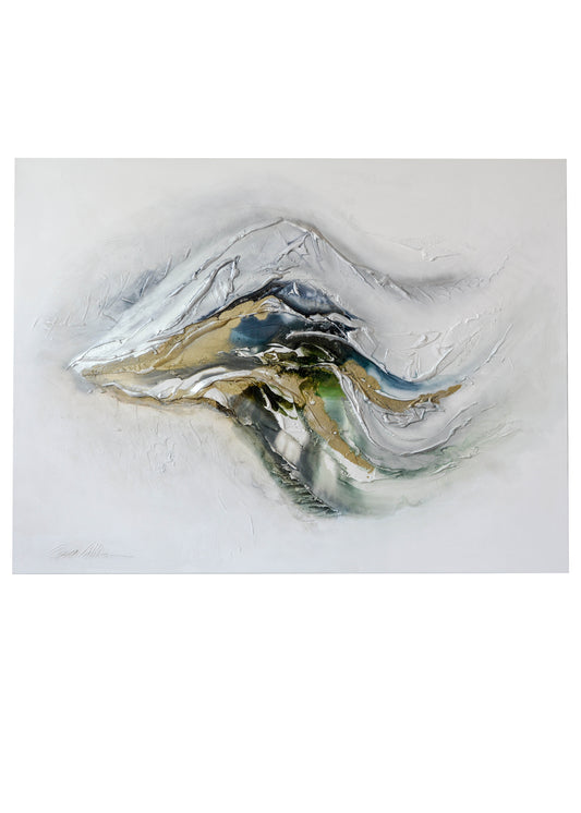 “The Dance of Africa” by Caro Allum – Enamel on Canvas