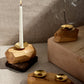 Dor+Kie Räucherstäbchen- und Kerzenhalter aus Holz