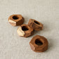 Kiaat Holzserviettenringe