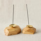 Dor+Kie Räucherstäbchen- und Kerzenhalter aus Holz