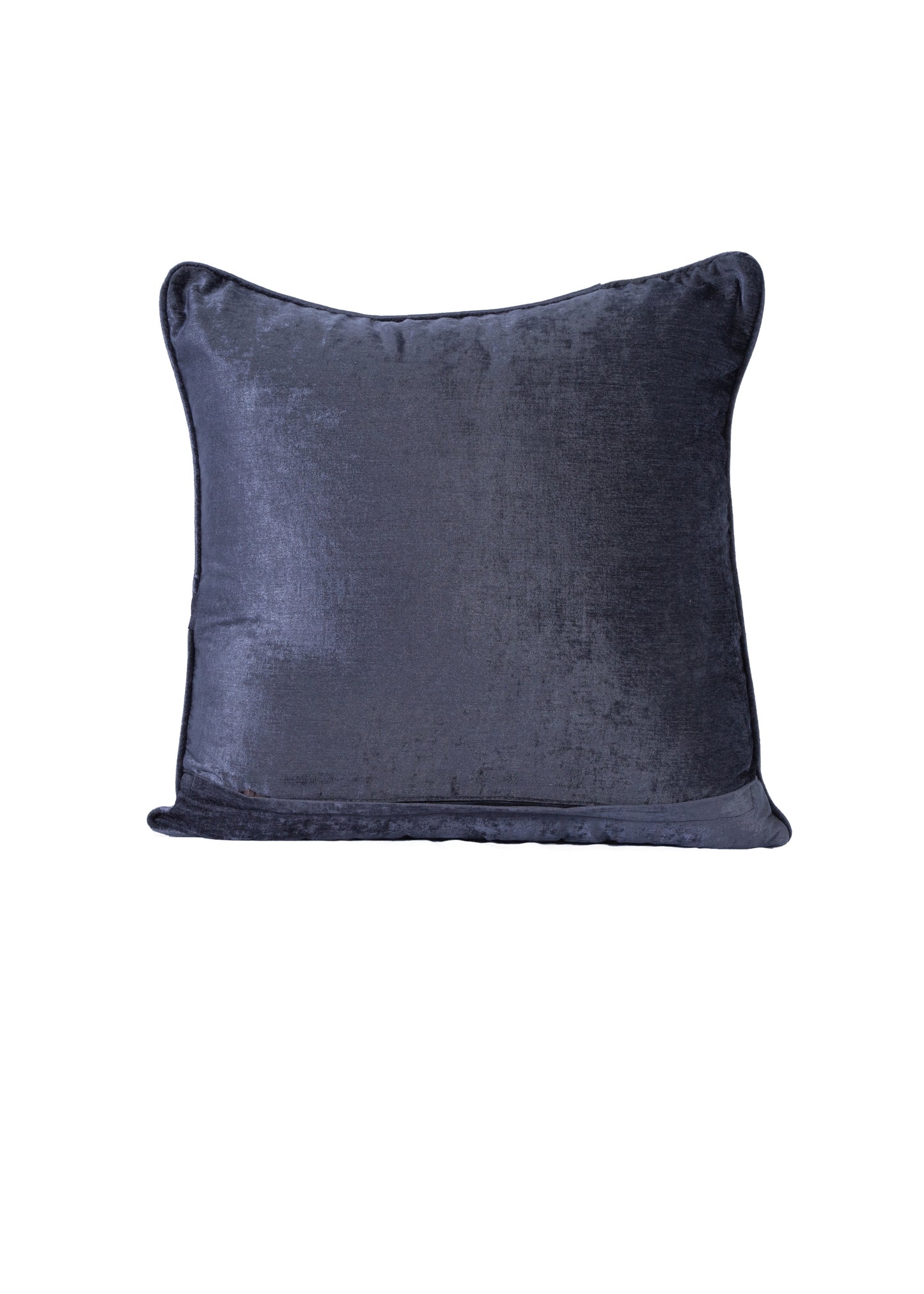 Dzira Indigo Gray Trade Bead Pillow Cover
