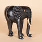 Ebony Ivorian Elephant Sculpture