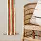 Enlighten Bogolan Wall Totem in White with Brown Lines