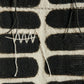 Flexibility Bogolan Wall Totem in Black with White Lines