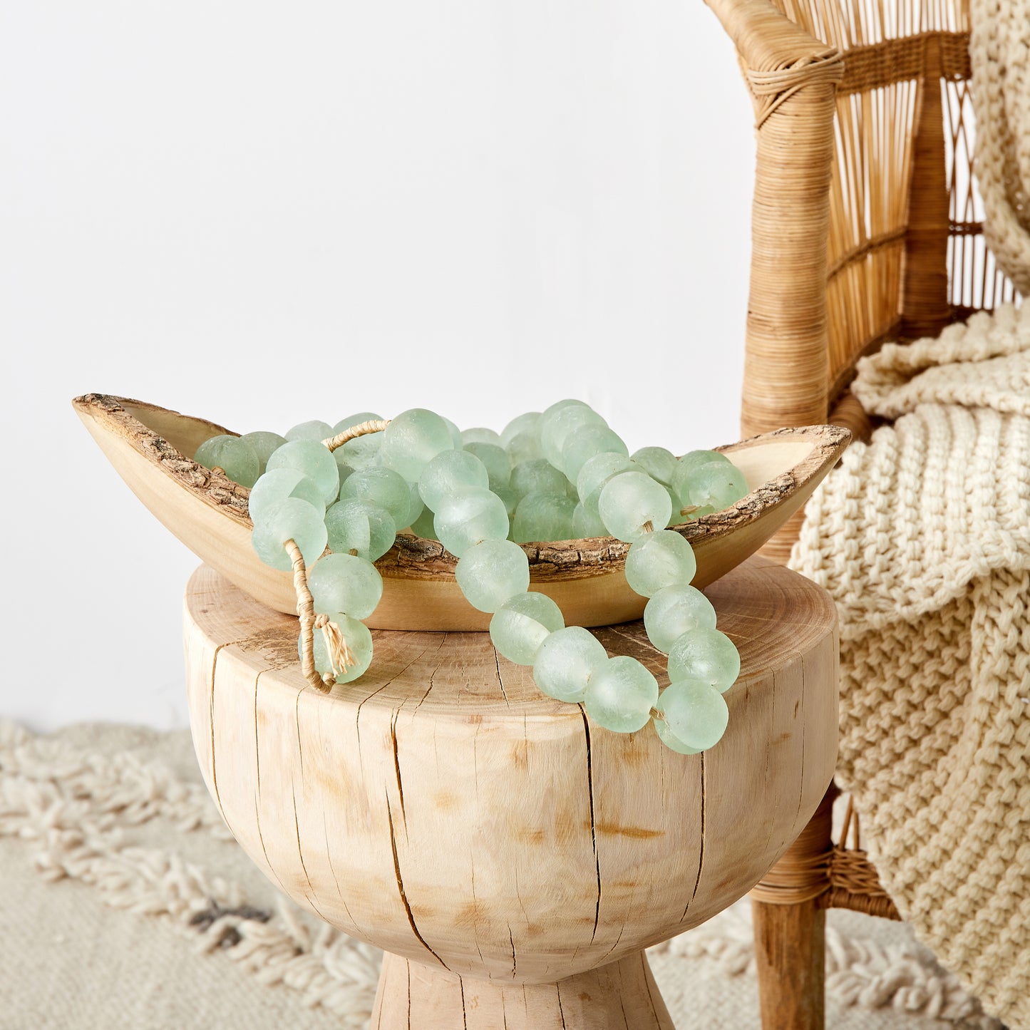 Sazana Eucalyptus Wood Stool