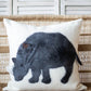 Rhino Cozy Throw Pillow