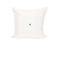 Heishi White Trade Bead Pillow Cover