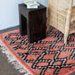 Henna Dyed Diamond Boujaad Rug