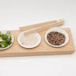 Natural Bamboo Toast Tong with Magnet