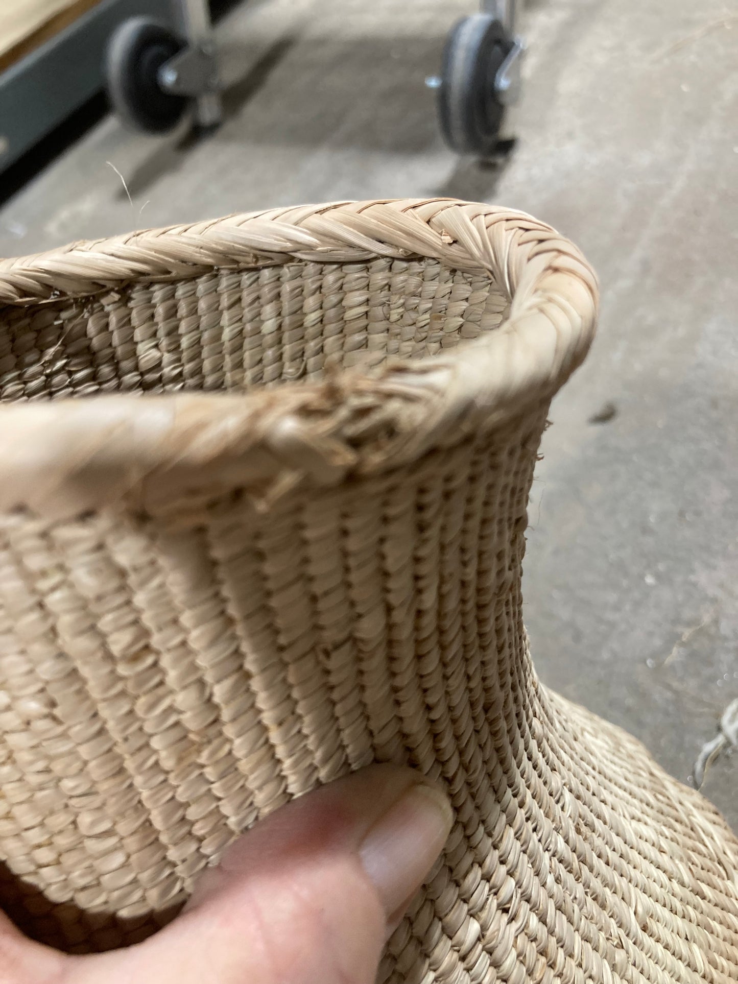 Binga Nongo natürlicher geflochtener Kürbiskorb