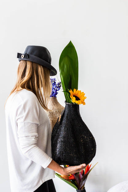 Hand-Painted Garlic Gourd Decorative Basket