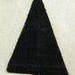 Intention Bogolan Wall Totem in White with Black Triangles