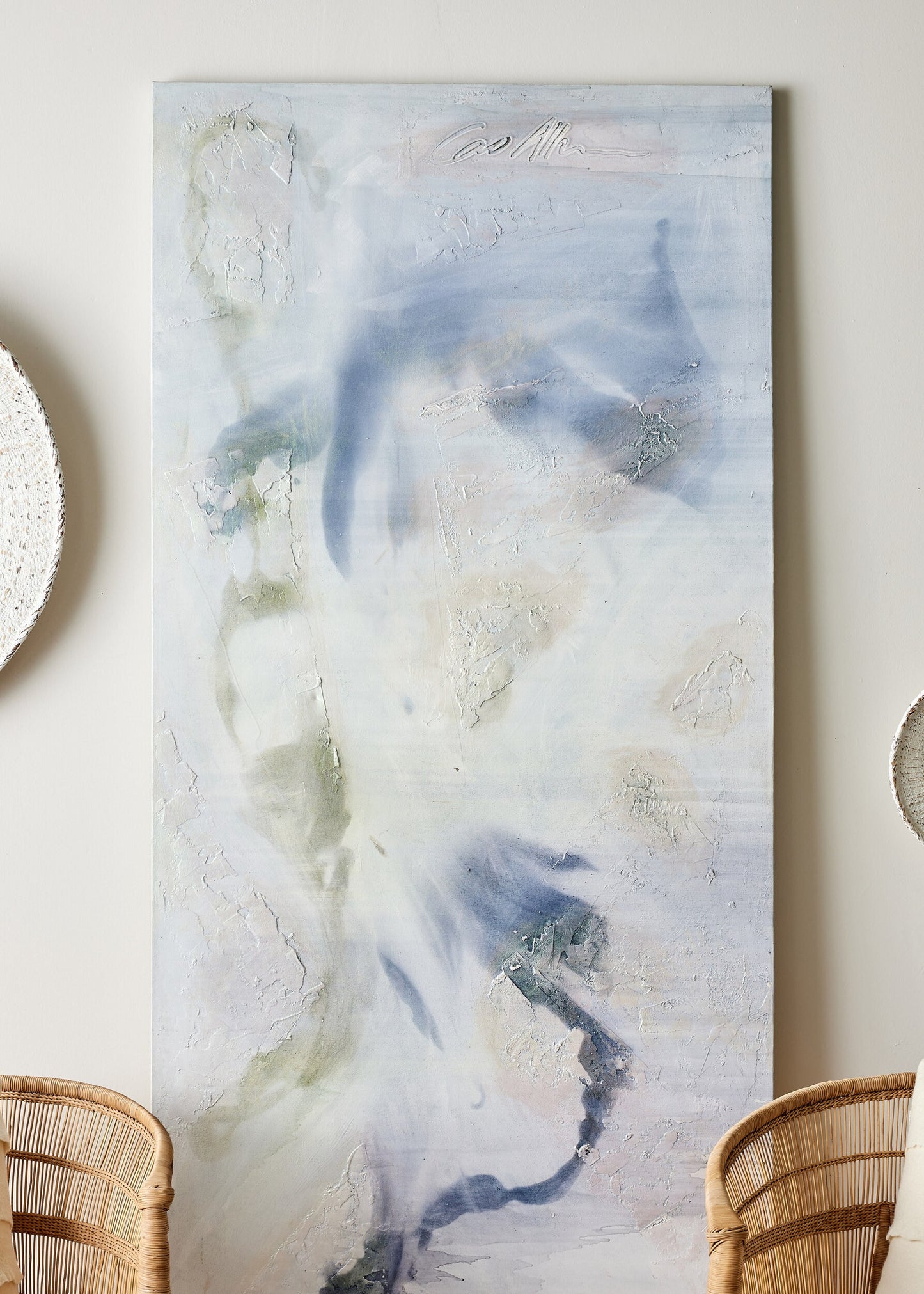 “Interpretation” by Caro Allum – Enamel on Canvas