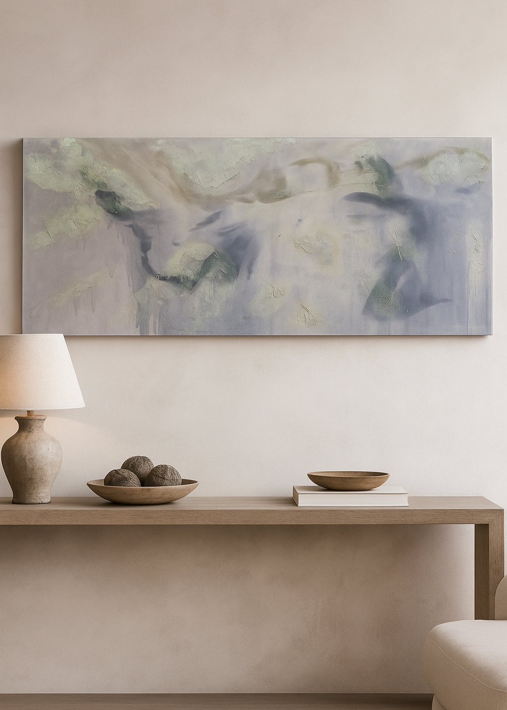 “Interpretation” by Caro Allum – Enamel on Canvas