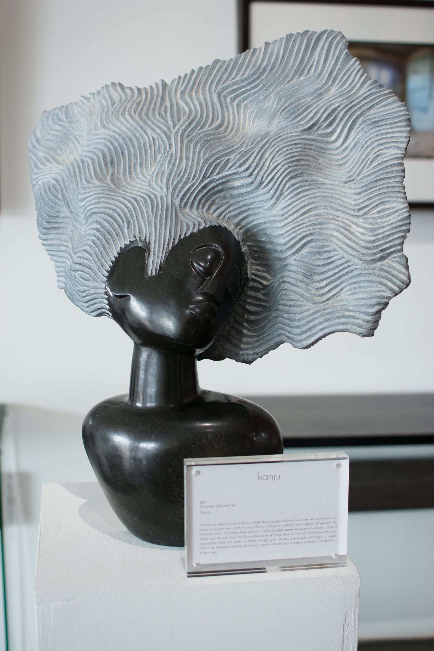 "Joy" by Godfrey Matangria – Shona Stone Sculpture