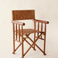Kruger Quilted Leather Director's Chair