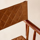 Kruger Quilted Leather Director's Chair