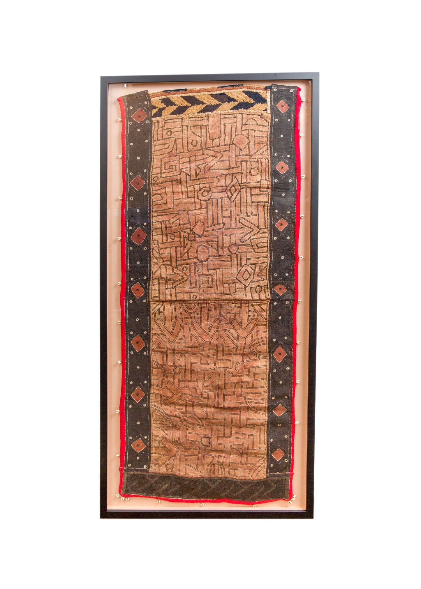 Kuba Medley Framed Textile