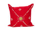 Kuwaloka Crimson Red Trade Bead Pillow Cover