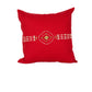 Lamba Crimson Red Trade Bead Pillow Cover