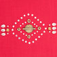 Lamba Crimson Red Trade Bead Pillow Cover