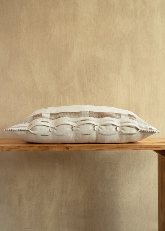 Fulcrum Ink Oversized Cotton Lumbar Pillow main image 1