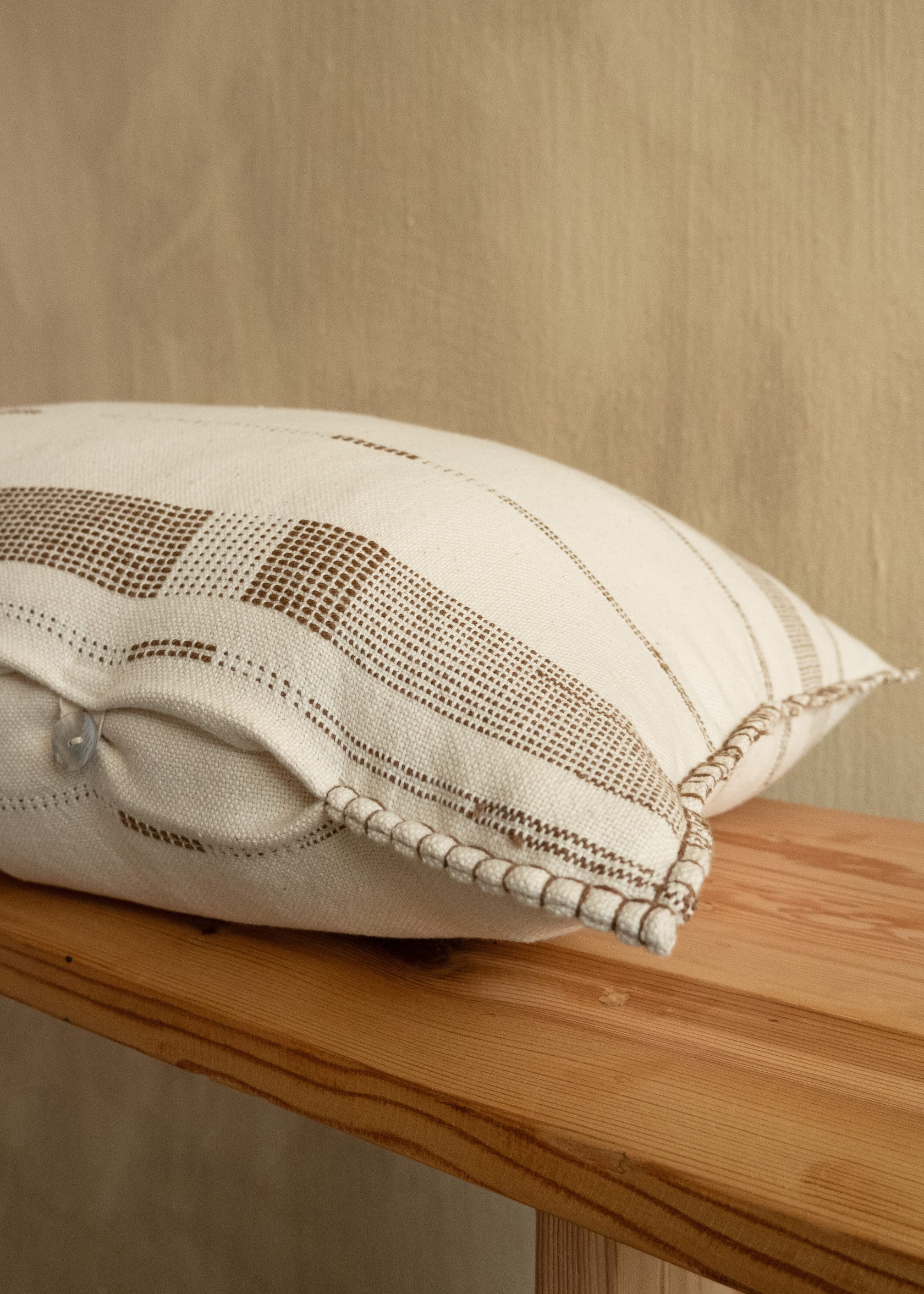 Fulcrum Ink Oversized Cotton Lumbar Pillow
