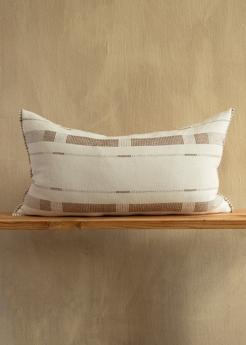 Fulcrum Onyx Oversized Cotton Lumbar Pillow