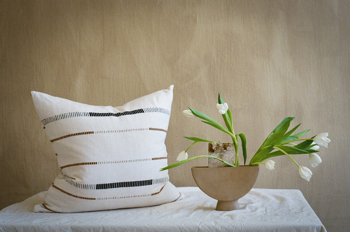 Mason Hand-Loomed Cotton Pillow