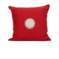 Maasai Crimson Red Trade Bead Pillow Cover