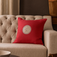 Maasai Crimson Red Trade Bead Pillow Cover
