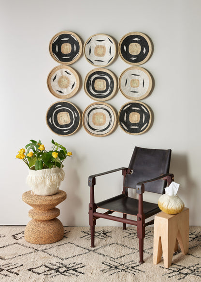 Nolyia Black & White Wall Basket Sets