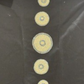 Heishi Black Trade Bead Pillow Cover