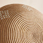 Blonde Rwanda Ivory Diamond Wall Basket