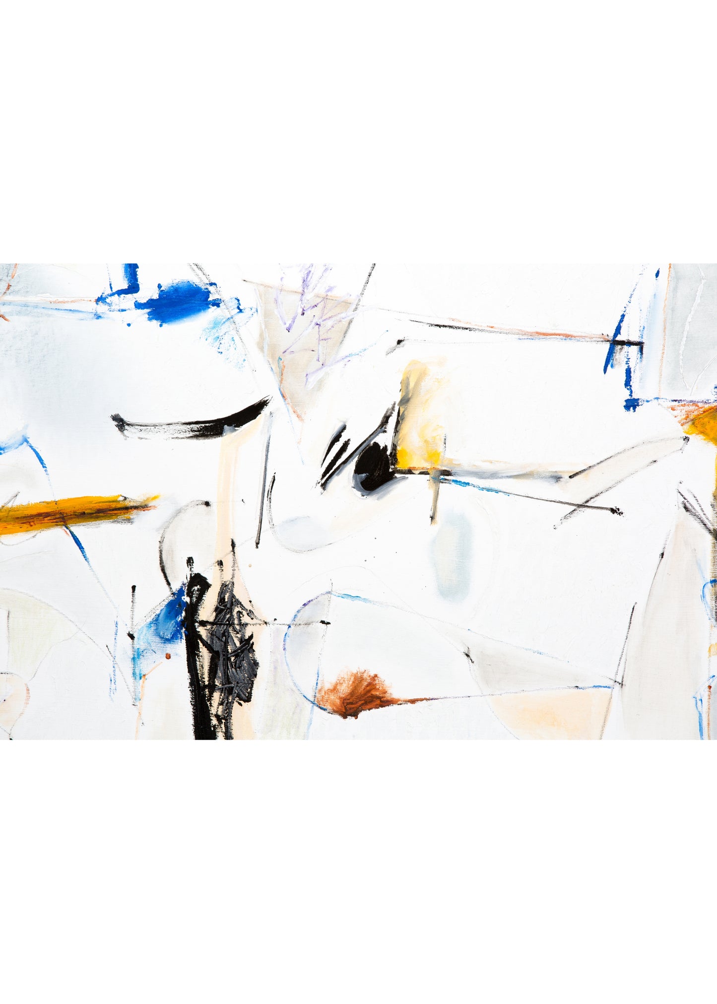 “The Liar’s Polygraph” by Ray Berman – Abstract Oil Painting