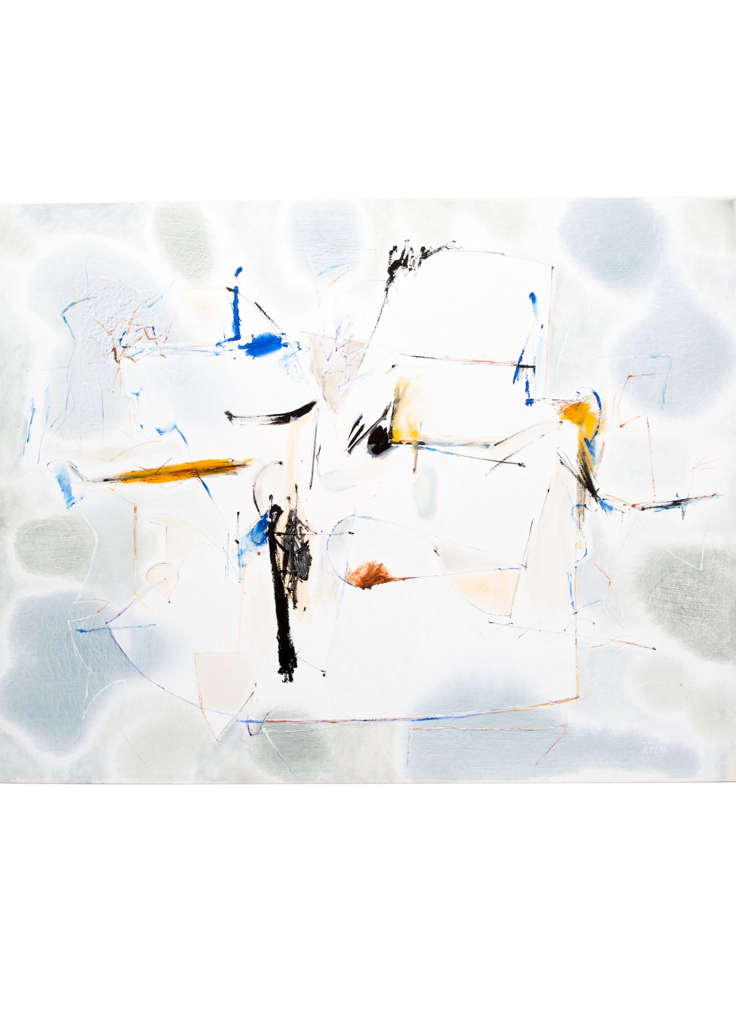 “The Liar’s Polygraph” by Ray Berman – Abstract Oil Painting