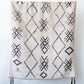 Ring Knot Weave Berber Rug with Tassel