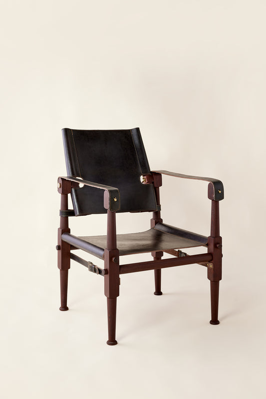 Roorkhee Portable Leather Arm Chair