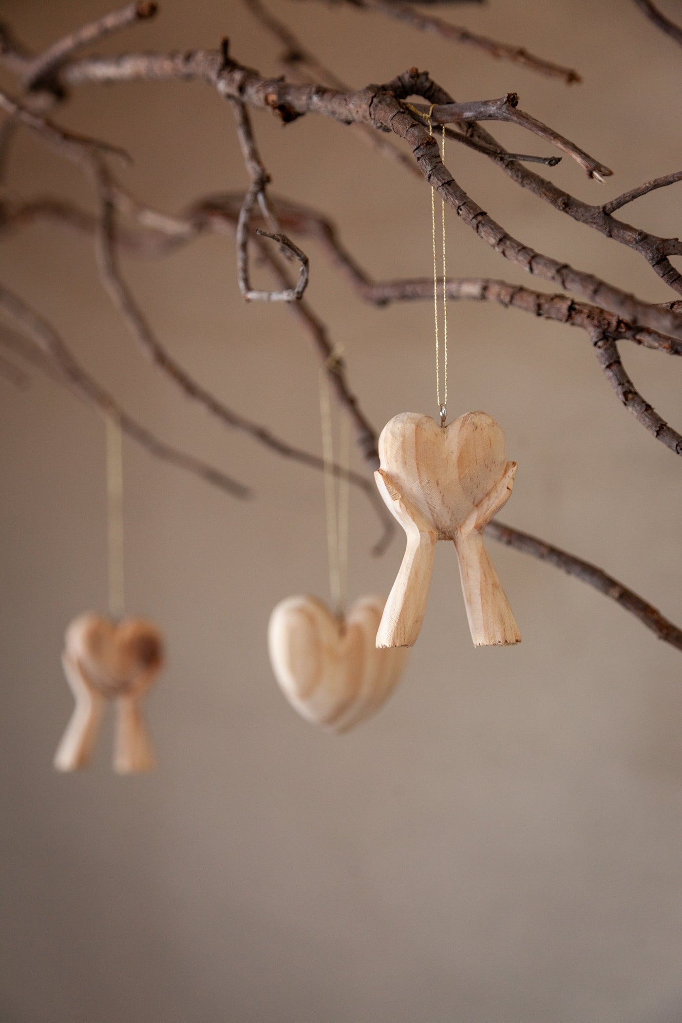Wooden Heart Ornament