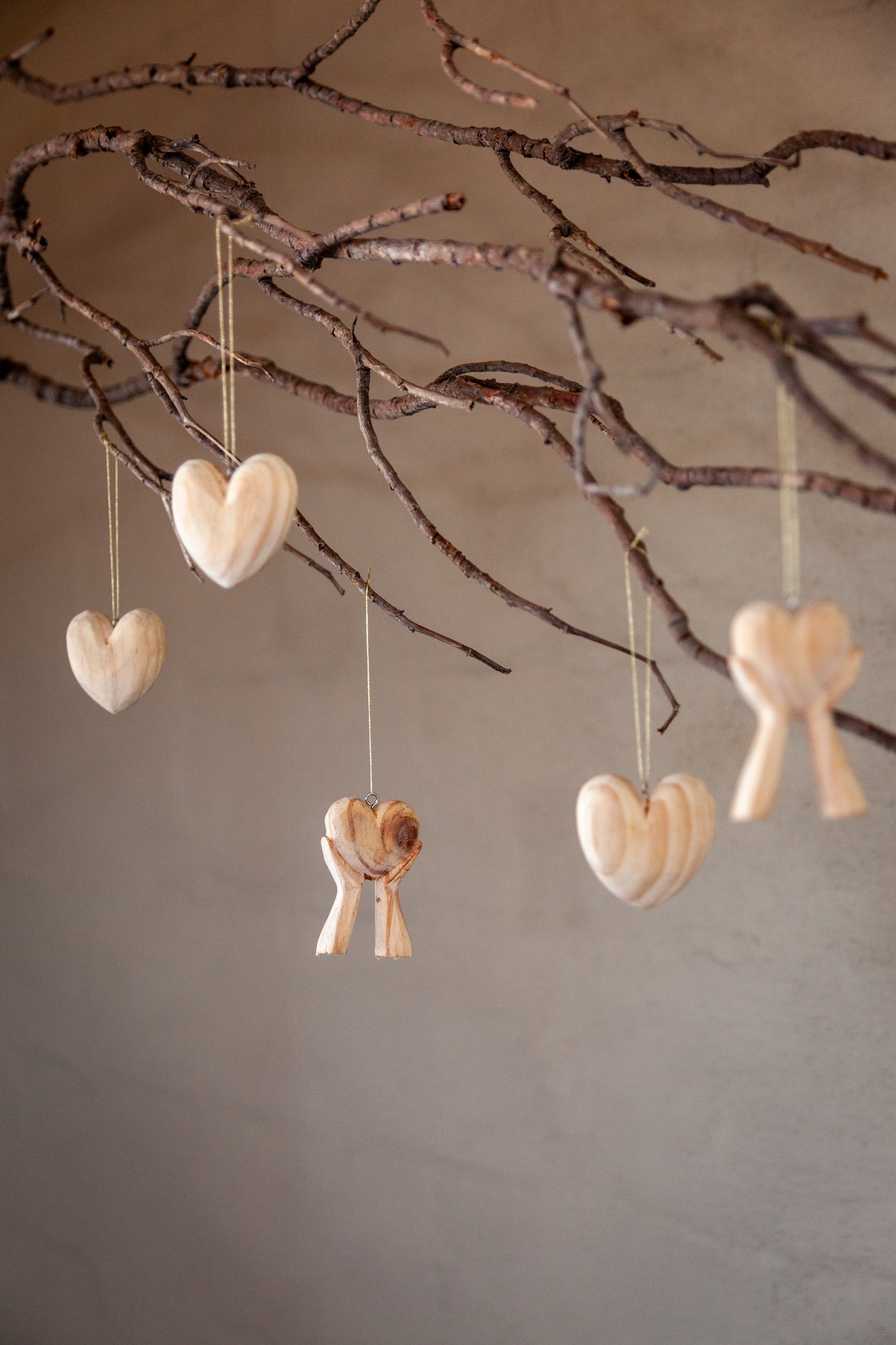 Wooden Heart Ornament