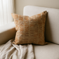 Ombre Thatch Safari Suede Throw Pillow Cover