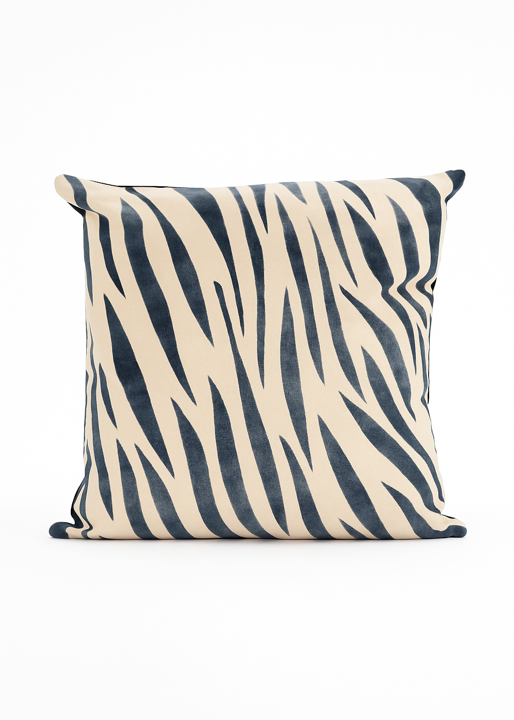 Zebra Safari Suede Throw Pillow Cover